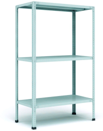 Стеллаж металлический Титан МС-500 2500х700х300 3 полки Стеллаж металлический Титан МС-500 2500х700х300 3 полки