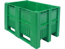 BoxPallet 1200х800х740 мм зеленый сплошной BoxPallet 1200х800х740 мм зеленый сплошной