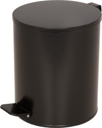 Урна с педалью черный 15 литров Урна с педалью черный 15 литров