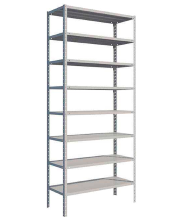 Стеллаж MS Strong 2200х1000х300 8 полок купить в Гатчине