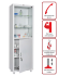 Медицинский шкаф HILFE МД 1 1760/SG купить в Гатчине