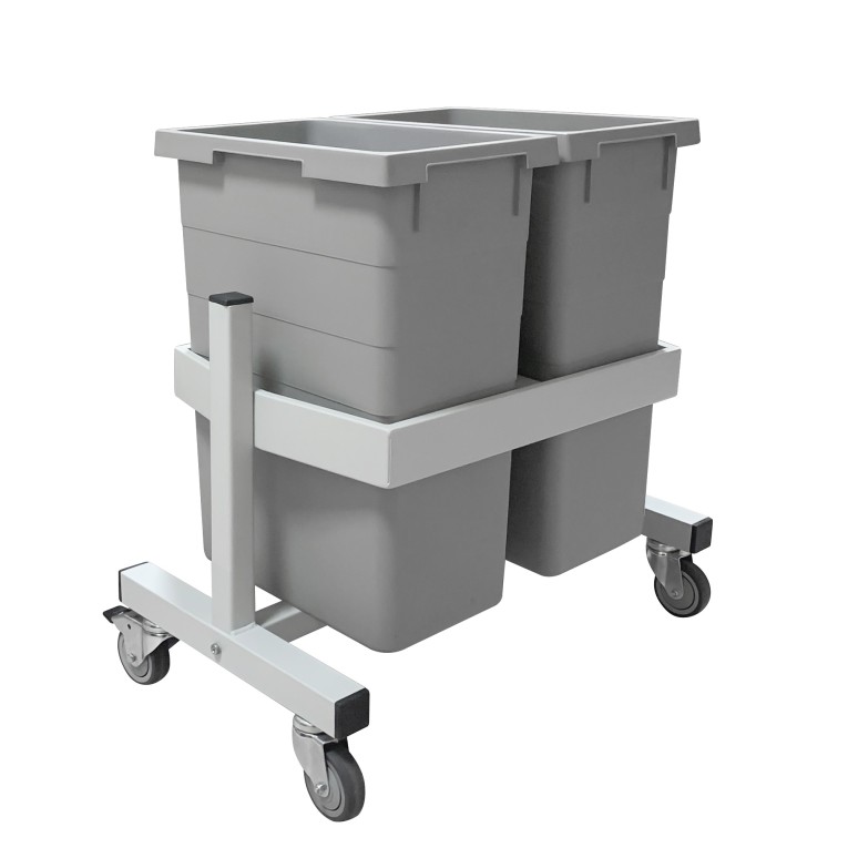 Подкатная подставка держатель для 2-х контейнеров Gresson ПДК-2 купить в Гатчине