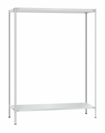 Стеллаж металлический Титан МС-500 2400х1500х600 2 полки Стеллаж металлический Титан МС-500 2400х1500х600 2 полки