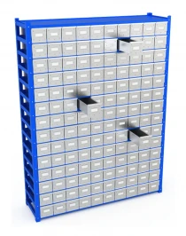 Система хранения с выдвижными ящиками BOXES M 2000.1500.400.M140