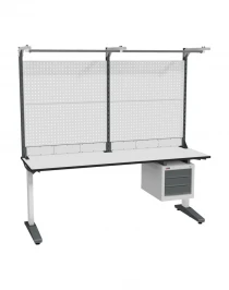 Стол монтажный ДиКом СР-200-01, ESD Thermopal, нерегулируемый, экран Э3, с подвесной тумбой