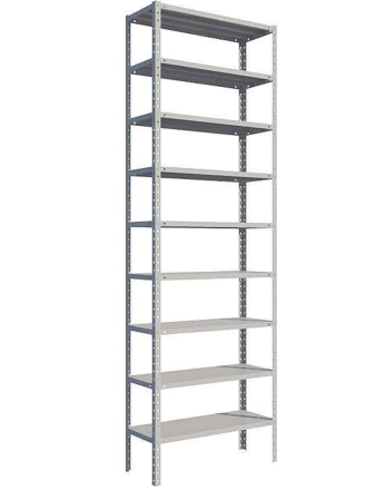 Стеллаж MS Hard 2350х1000х300 9 полок купить в Гатчине