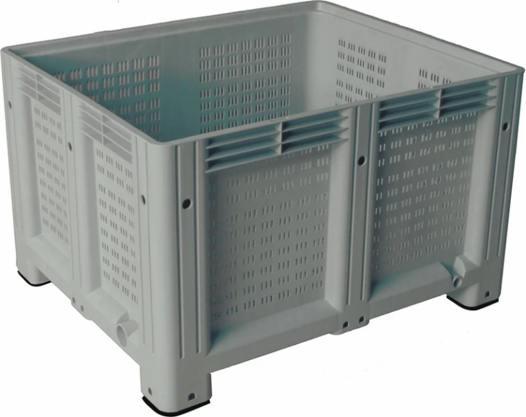 Big Box 1200x1000x580 мм перфорированный на ножках серый купить в Гатчине Big Box 1200x1000x580 мм перфорированный на ножках серый купить в Гатчине
