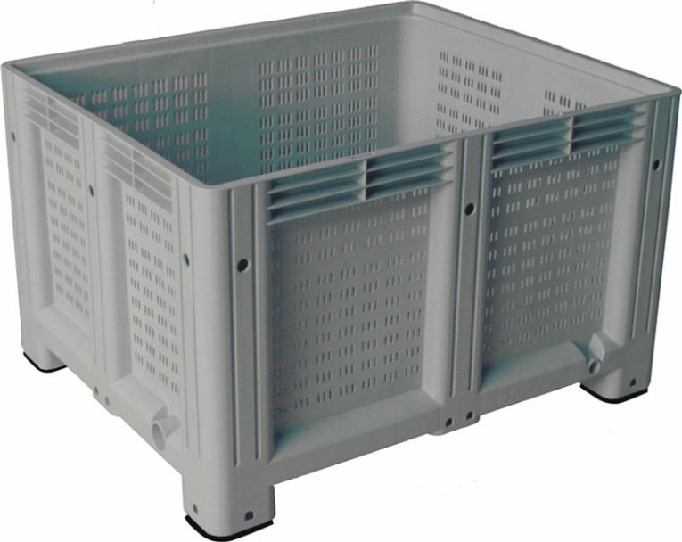Big Box 1200x1000x580 мм перфорированный на ножках серый купить в Гатчине
