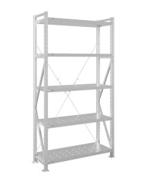 Стеллаж MS U 2000x700x800 5 полок (200 кг, перф) Стеллаж MS U 2000x700x800 5 полок (200 кг, перф)