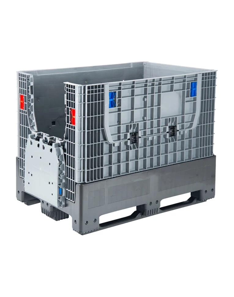 DPF-Box 1208S 1200x800x950 мм сплошной разборный серый на 3-х полозьях с 2-мя откид. дверцами DPF-Box 1208S 1200x800x950 мм сплошной разборный серый на 3-х полозьях с 2-мя откид. дверцами