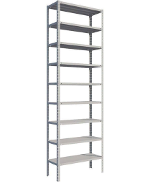Стеллаж MS Standart 2200х1000х250 9 полок Стеллаж MS Standart 2200х1000х250 9 полок