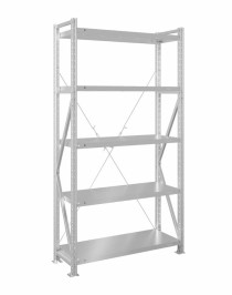 Стеллаж MS U 2500x1500x800 5 полок (250 кг, металл) Стеллаж MS U 2500x1500x800 5 полок (250 кг, металл)