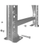 Стеллаж MS U 2000x1200x500 3 полки (400 кг, металл) купить в Гатчине