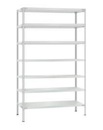 Стеллаж металлический Титан МС-500 2400х1200х400 7 полок Стеллаж металлический Титан МС-500 2400х1200х400 7 полок