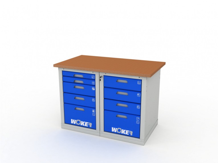 Верстак двухтумбовый WOKER PRO 2504.1200 купить в Гатчине