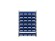 Стеллаж для пластиковых лотков SORTEX двухсторонний 1500x1000x800.03 купить в Гатчине