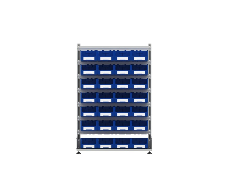 Стеллаж для пластиковых лотков SORTEX двухсторонний 1500x1000x800.03 купить в Гатчине Стеллаж для пластиковых лотков SORTEX двухсторонний 1500x1000x800.03 купить в Гатчине