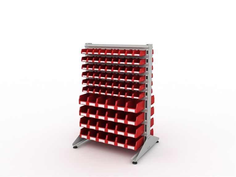 Стеллаж для пластиковых лотков SORTEX двухсторонний 1500x1000x800.04 купить в Гатчине Стеллаж для пластиковых лотков SORTEX двухсторонний 1500x1000x800.04 купить в Гатчине