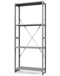 Стеллаж ТСУ 1800x1200x500 4 полки (150 кг, металл) Стеллаж ТСУ 1800x1200x500 4 полки (150 кг, металл)