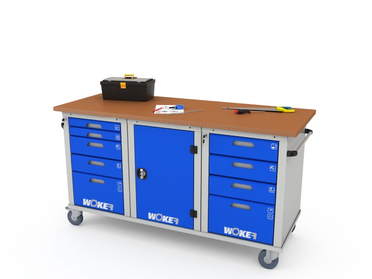 Верстак мобильный трехтумбовый WOKER PRO 3514.1800 купить в Гатчине Верстак мобильный трехтумбовый WOKER PRO 3514.1800 купить в Гатчине