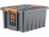 Контейнер особопрочный Rox Box PRO 36 (500х390х250 мм с крышкой и клипсами, антрацит) купить в Гатчине