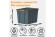 Контейнер особопрочный Rox Box PRO 50 (500х390х390 мм с крышкой и клипсами, на роликах, антрацит) купить в Гатчине