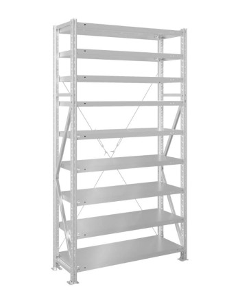 Стеллаж MS U 2000x700x400 9 полок (300 кг, металл) купить в Гатчине