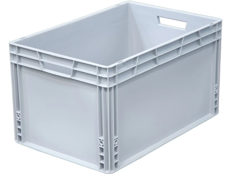 Ящик 600х400х320 сплошной, усиленное дно, цв. серый купить в Гатчине Ящик 600х400х320 сплошной, усиленное дно, цв. серый купить в Гатчине