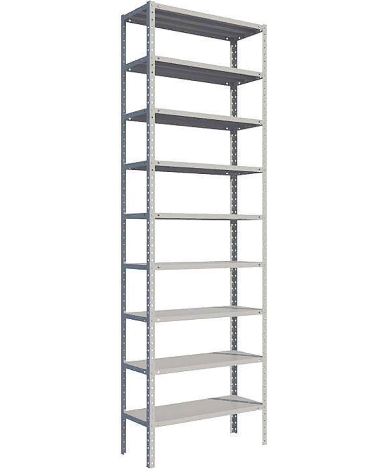 Стеллаж MS Strong 2350х1000х300 9 полок купить в Гатчине