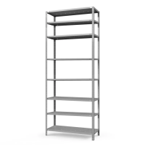 Стеллаж ТС Лайт с перф. полками 1500х1000х300 8 полок