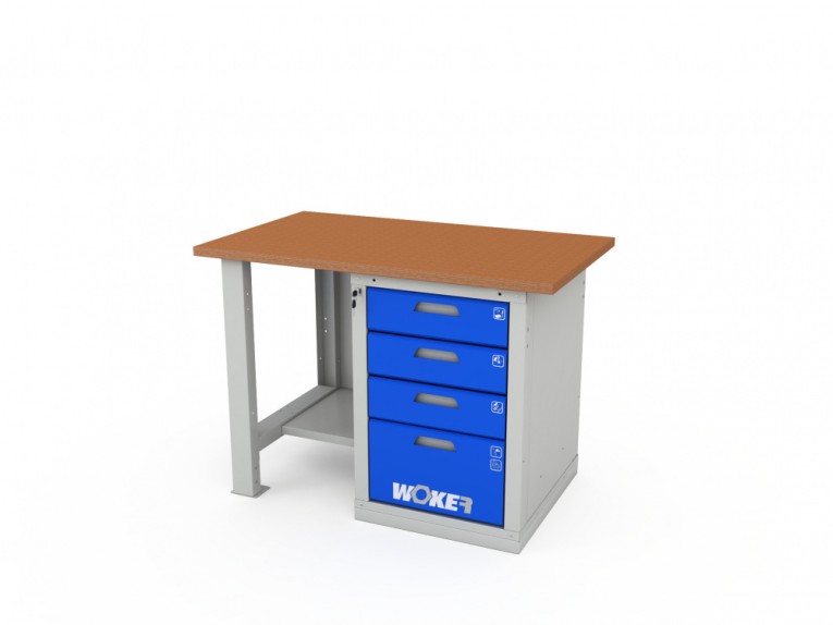 Верстак однотумбовый WOKER PRO 1004.1200 купить в Гатчине