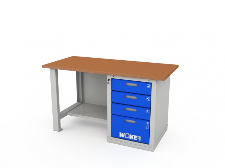 Верстак однотумбовый WOKER PRO 1004.1500 купить в Гатчине