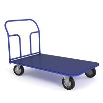 Тележка платформенная ТП 7 (г/п 550 кг, 1400x800 мм, колеса литая протекторная резина 200 мм) Тележка платформенная ТП 7 (г/п 550 кг, 1400x800 мм, колеса литая протекторная резина 200 мм)