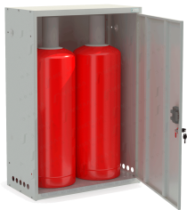 Шкаф для газовых баллонов ШГР 50-2-4 (2х50л) Шкаф для газовых баллонов ШГР 50-2-4 (2х50л)